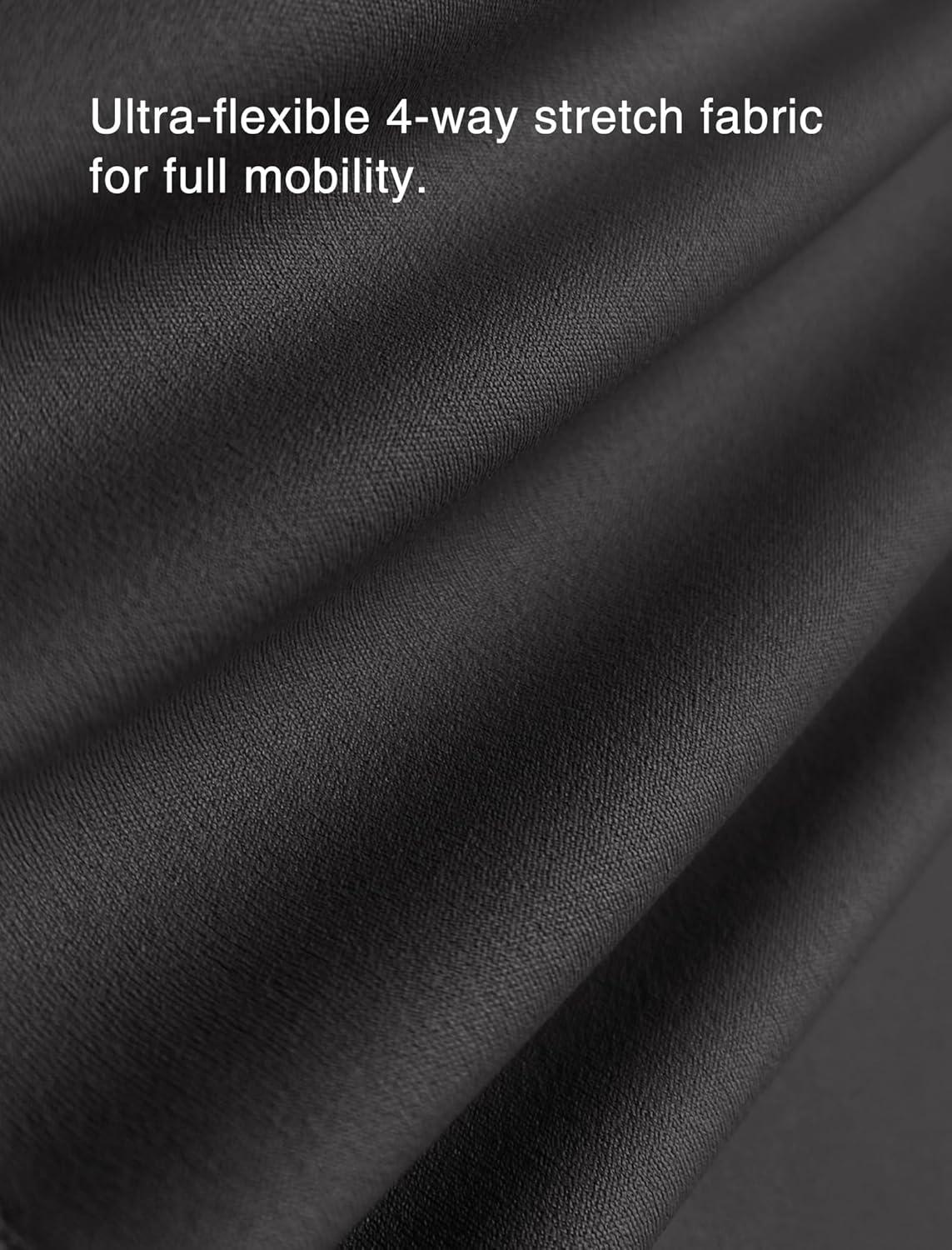 Yvette Leggings for Women with Pockets High Waist Athletic Non See-Through Tights(Dark Grey)