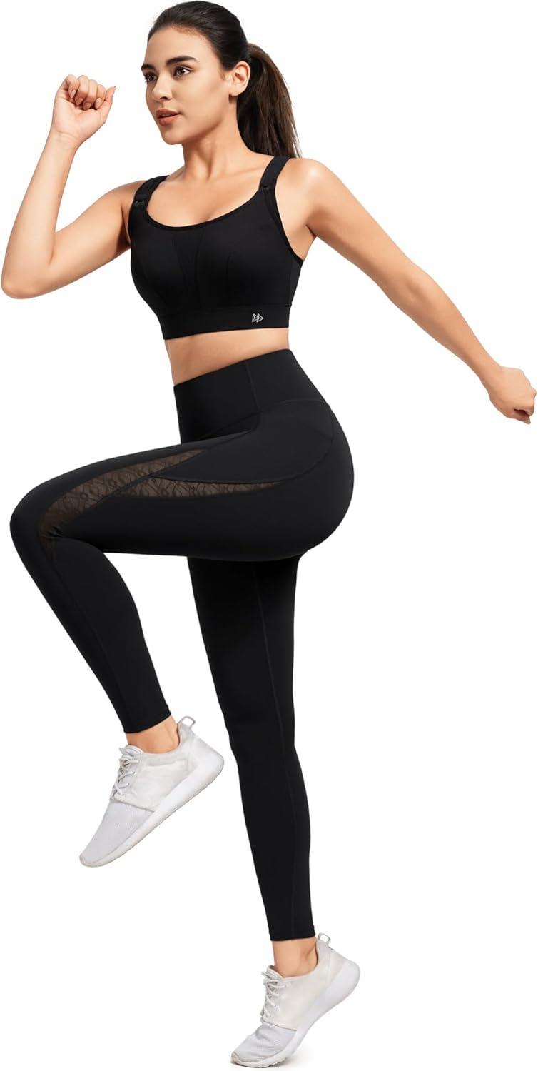 Yvette Tummy Control Leggings with Pockets for Women High Waisted Buttery Soft for Gym Yoga Workout Running
