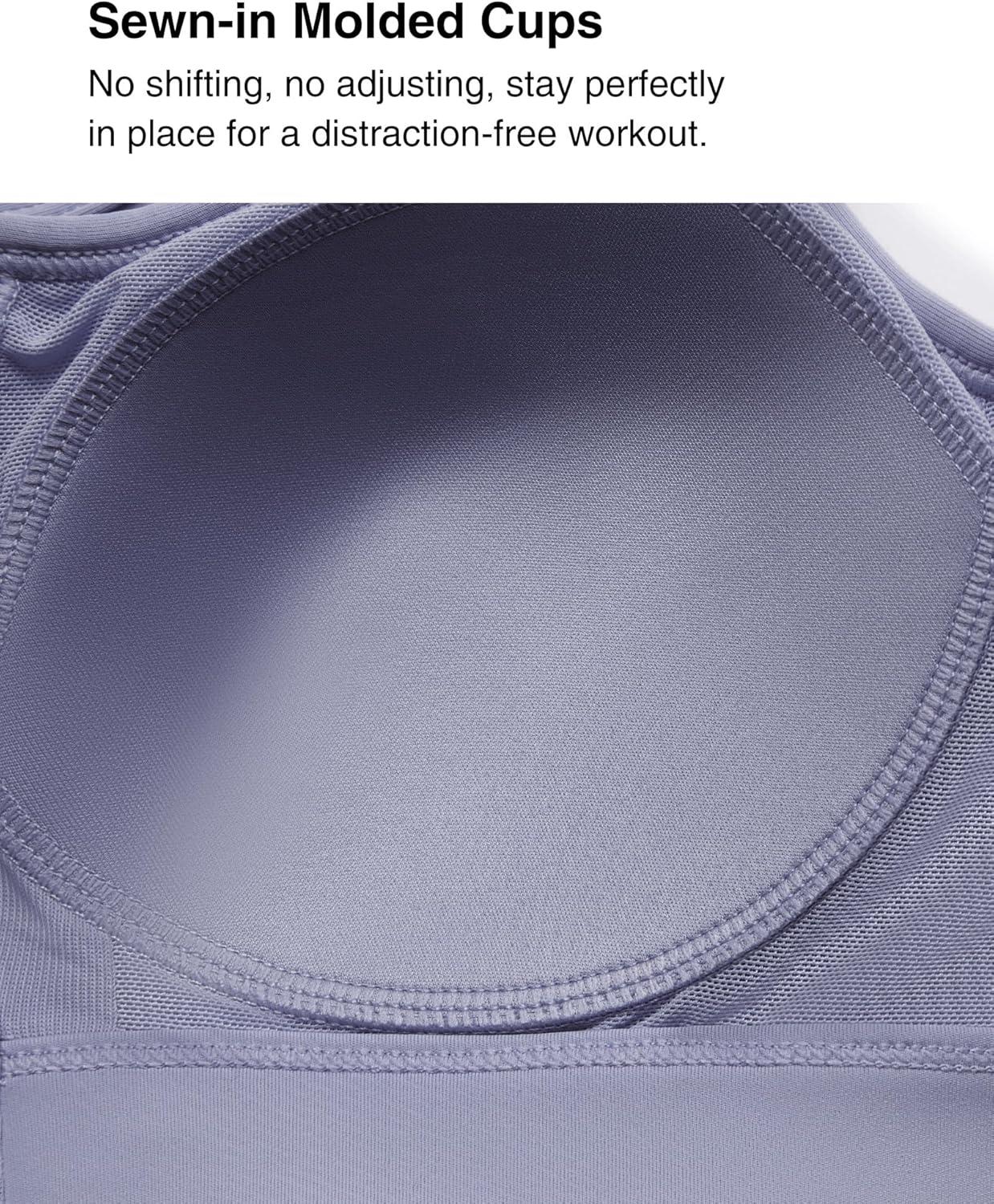 Yvette Adjustable Sports Bras for Women High Impact Support – Zip Front Sports Bra Plus Size Wireless for Running Workout(Light Purple)