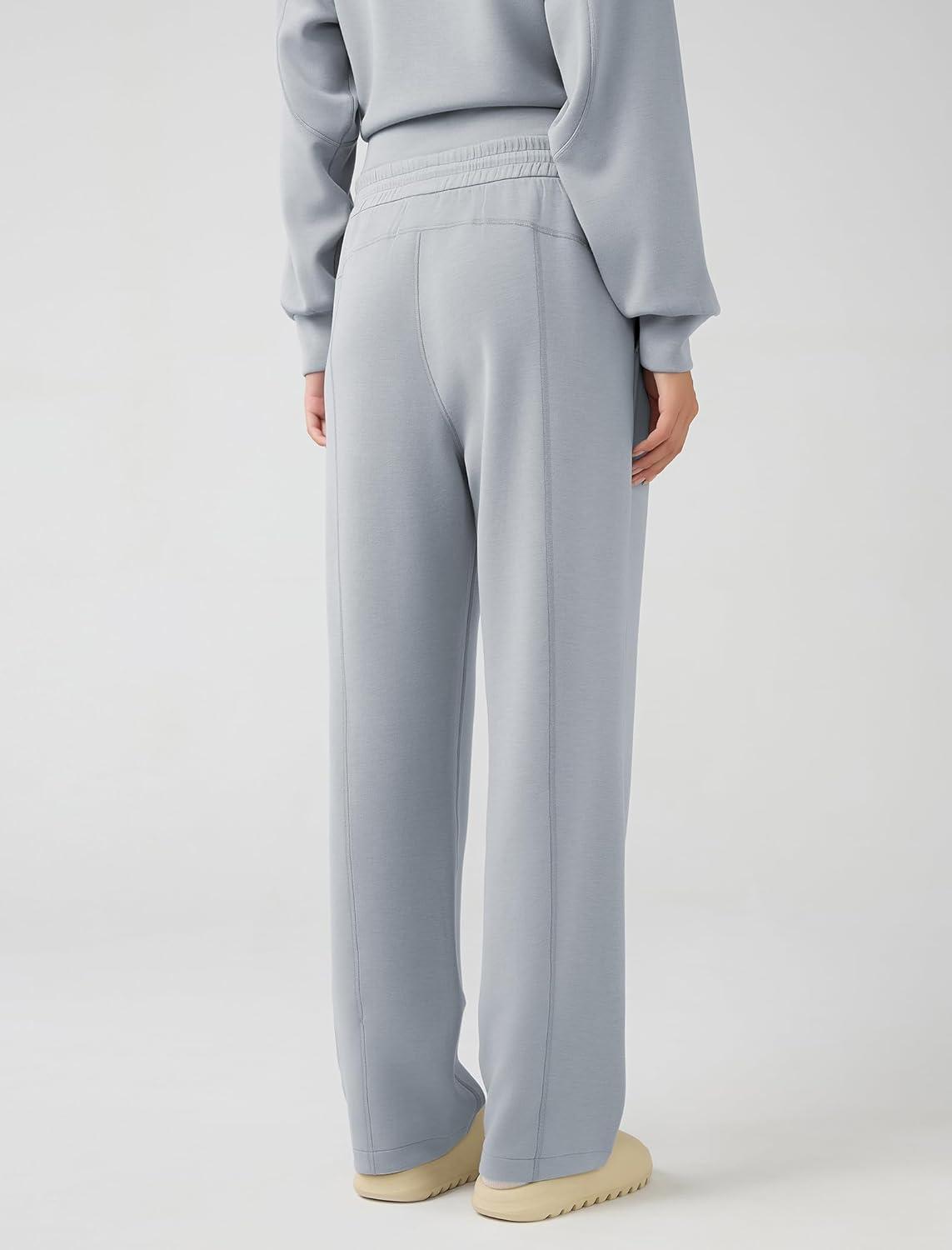 Yvette Sweatpants for Women High Waist Athletic Casual Pants with Pockets(Grey)