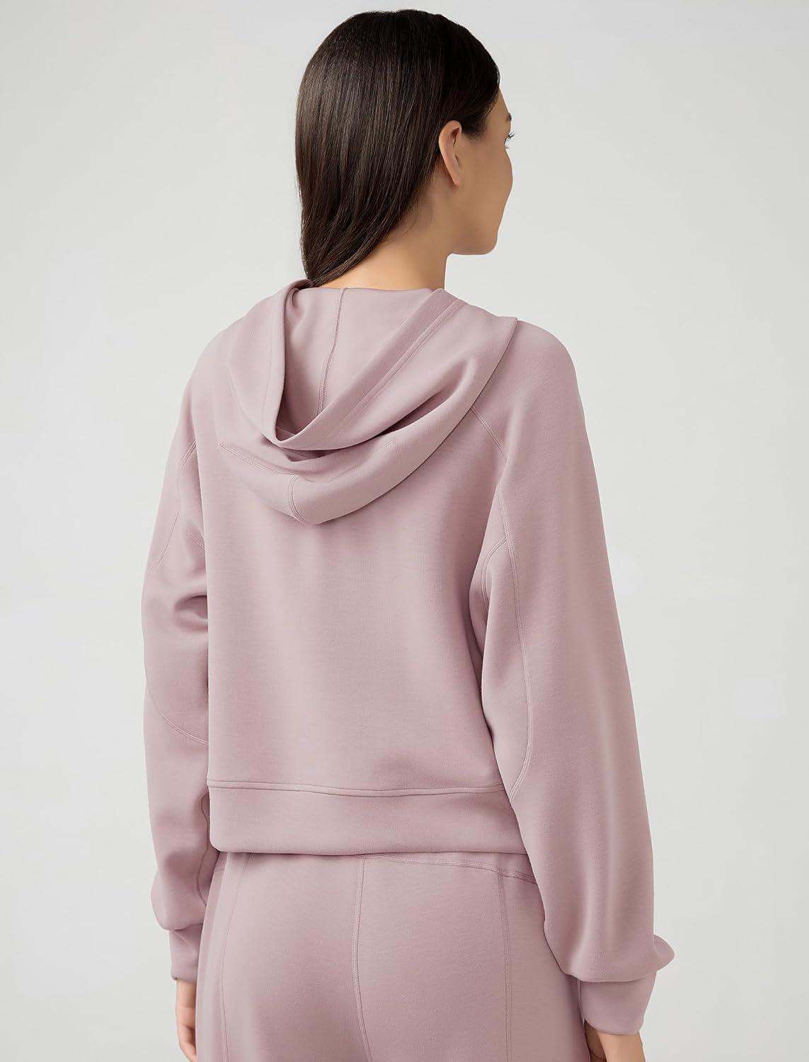 Yvette Women’s Hoodies Sweatshirts Pullover Comfy Long Sleeve Tops with Pockets Winter Fall Fashion Outfits Clothes(Pink)
