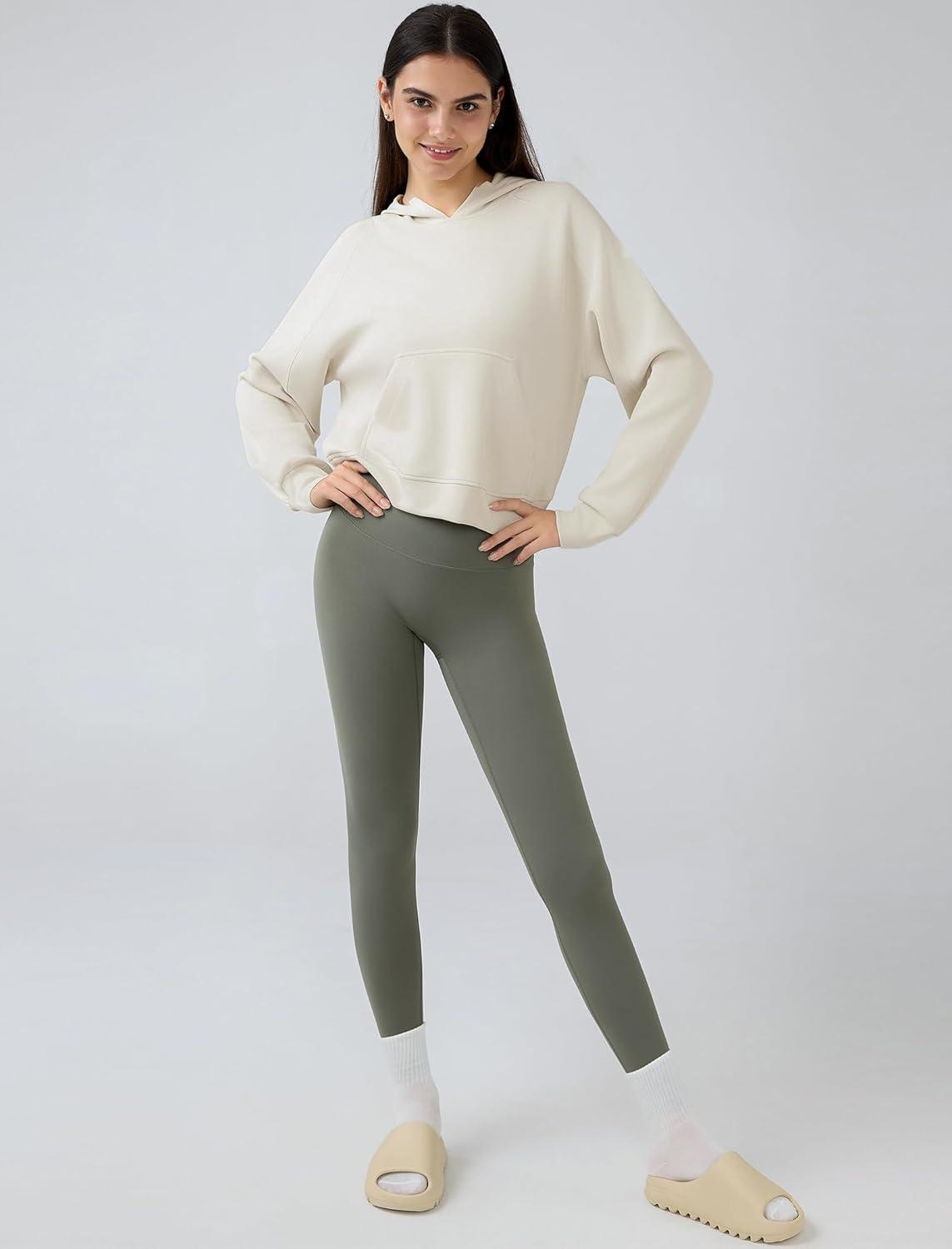 Yvette Women’s Hoodies Sweatshirts Pullover Comfy Long Sleeve Tops with Pockets Winter Fall Fashion Outfits Clothes(White)