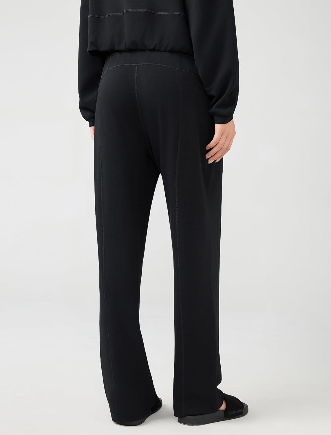 Yvette Sweatpants for Women High Waist Athletic Casual Pants with Pockets(Black)