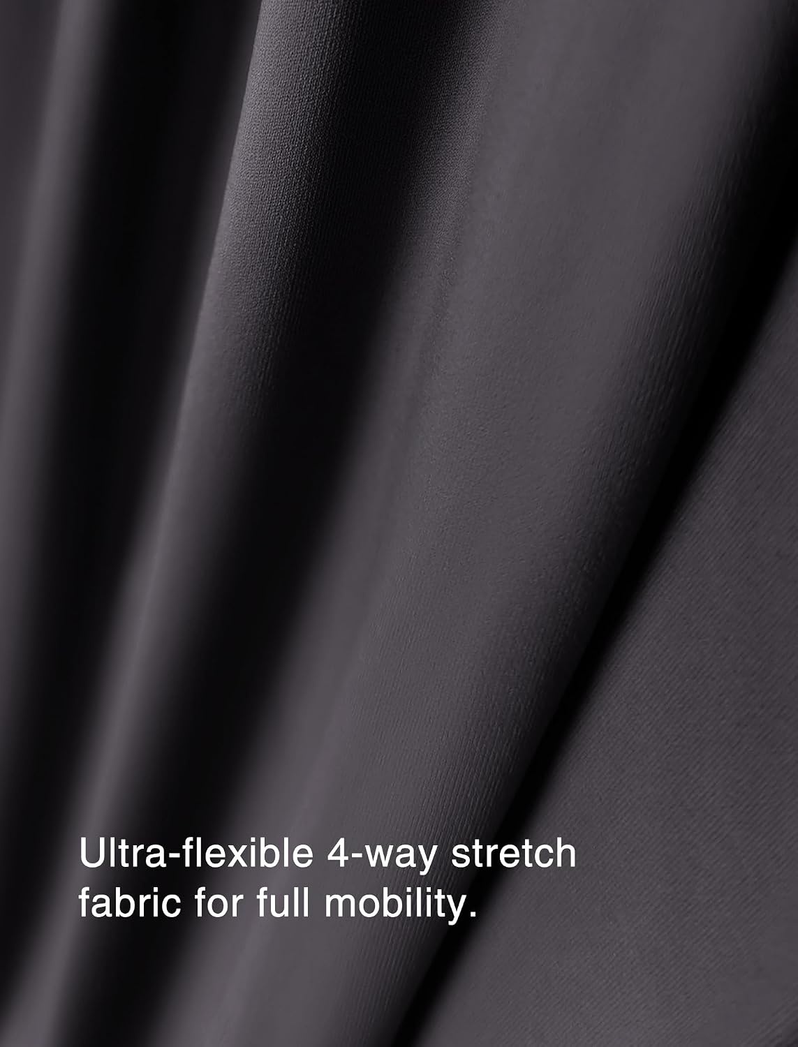 Yvette Womens Biker Shorts Tummy Control High Waist Running Workout Yoga Shorts(Dark Grey)