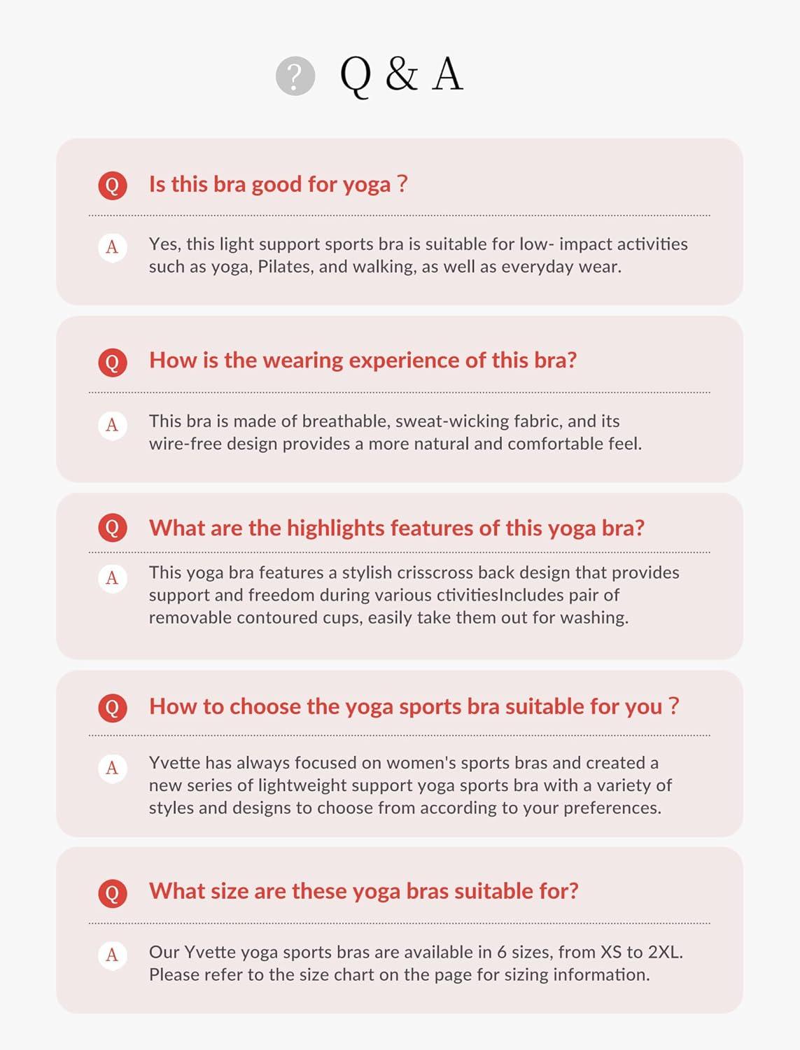 Yvette Yoga Sports Bras for Women Light Support Sexy Criss Cross Back Bra with Removable Pad(Pink)