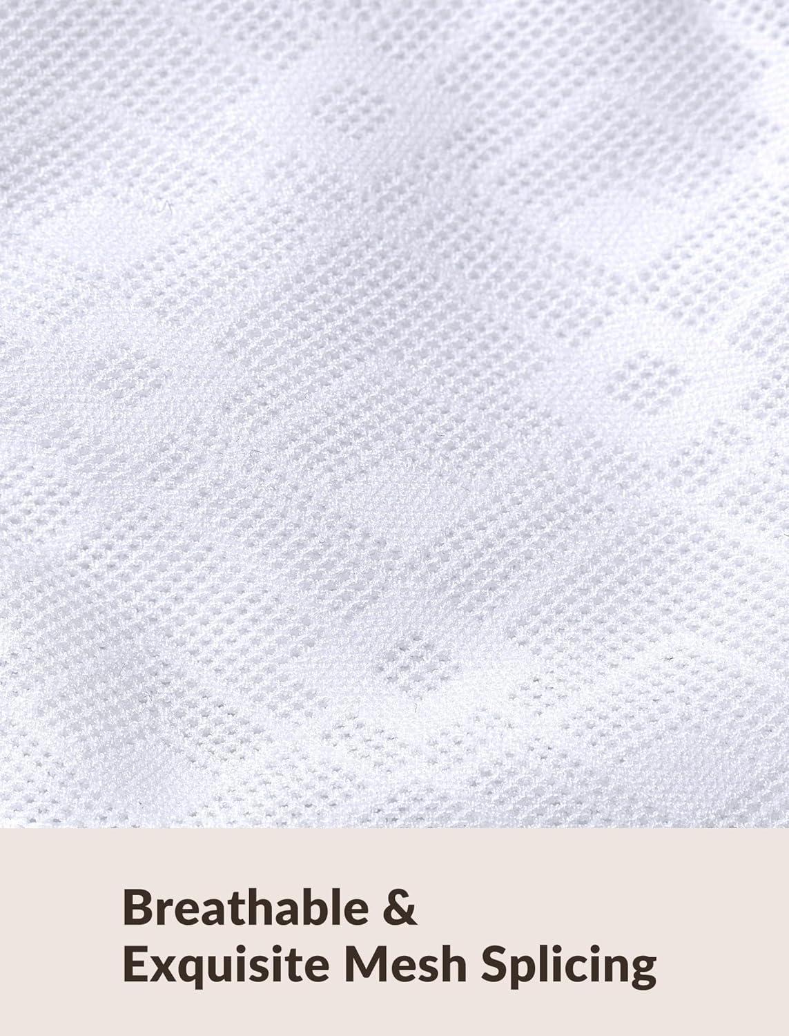Yvette Sports Bras for Women Lightweight Series Yoga Bras Soft U Back Workout Tops with Detachable Pads(White)