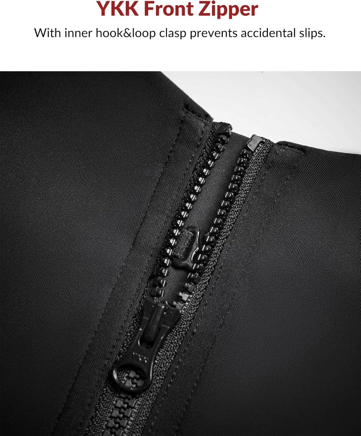 Yvette Adjustable Sports Bras for Women High Impact Front Zip Mesh Supportive Bras for Large Bust Plus Size(Black)