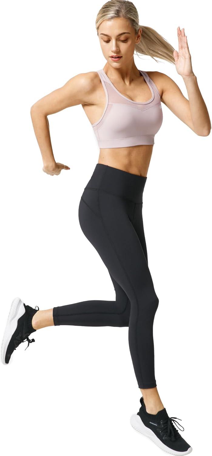 Yvette Plus Size Sports Bras for Women Comfortable Racerback Supporttive Sports Bra Medium Impact Wireless(Light Purple)