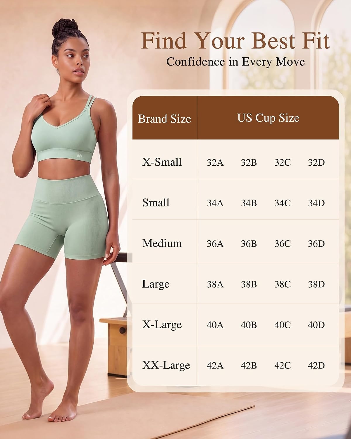 Yvette Yoga Bras Midium Support for Women Low Impact Spaghetti Strap Mesh Splicing Style for Yoga Pilates Walking Daily(Light Green)